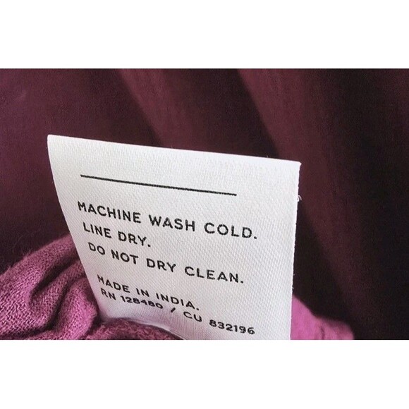 Pact 100% Organic Cotton Coastal Double Gauze Lavender Midi Dress Size XL - Picture 9 of 10